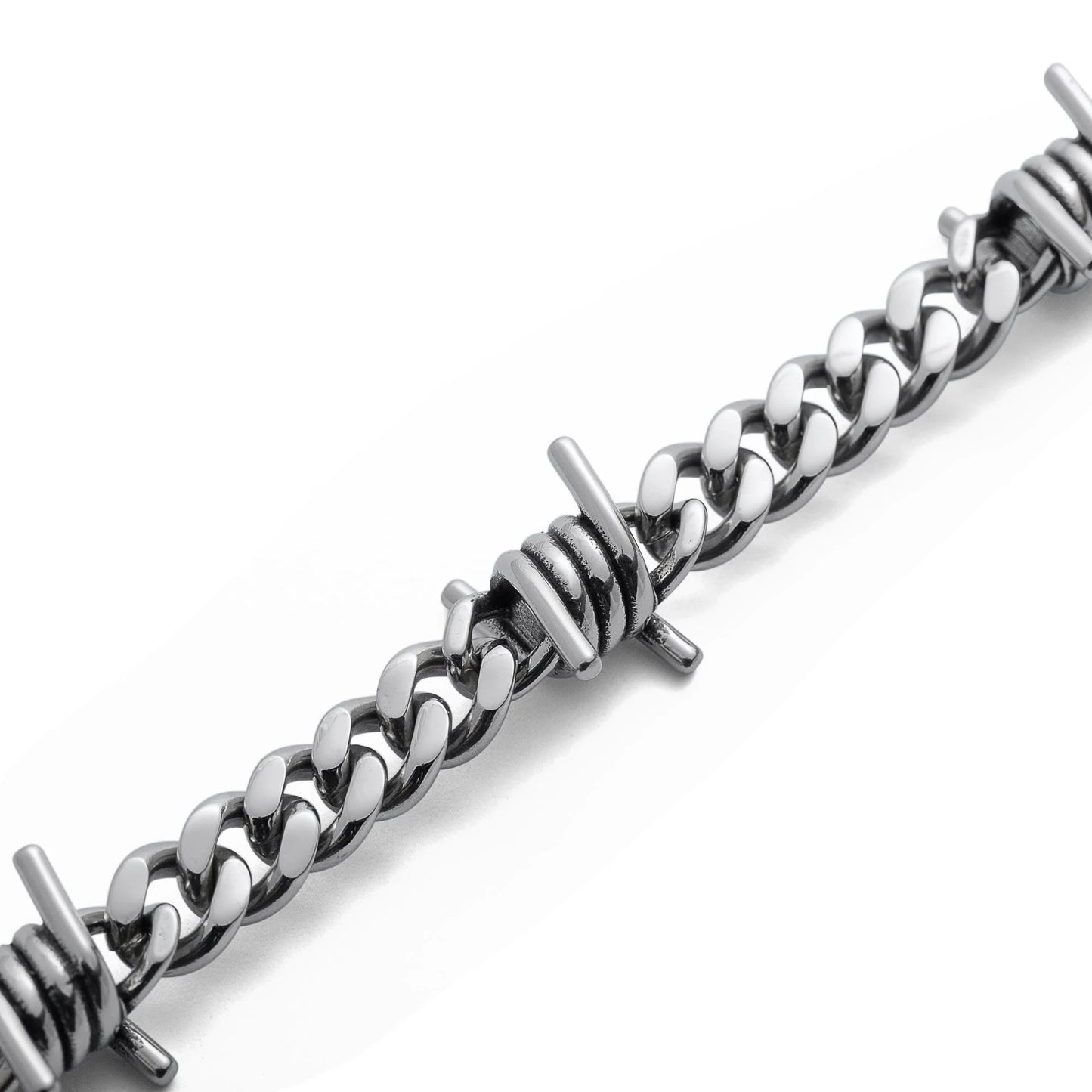 9mm Barbed Wire Cuban Chain