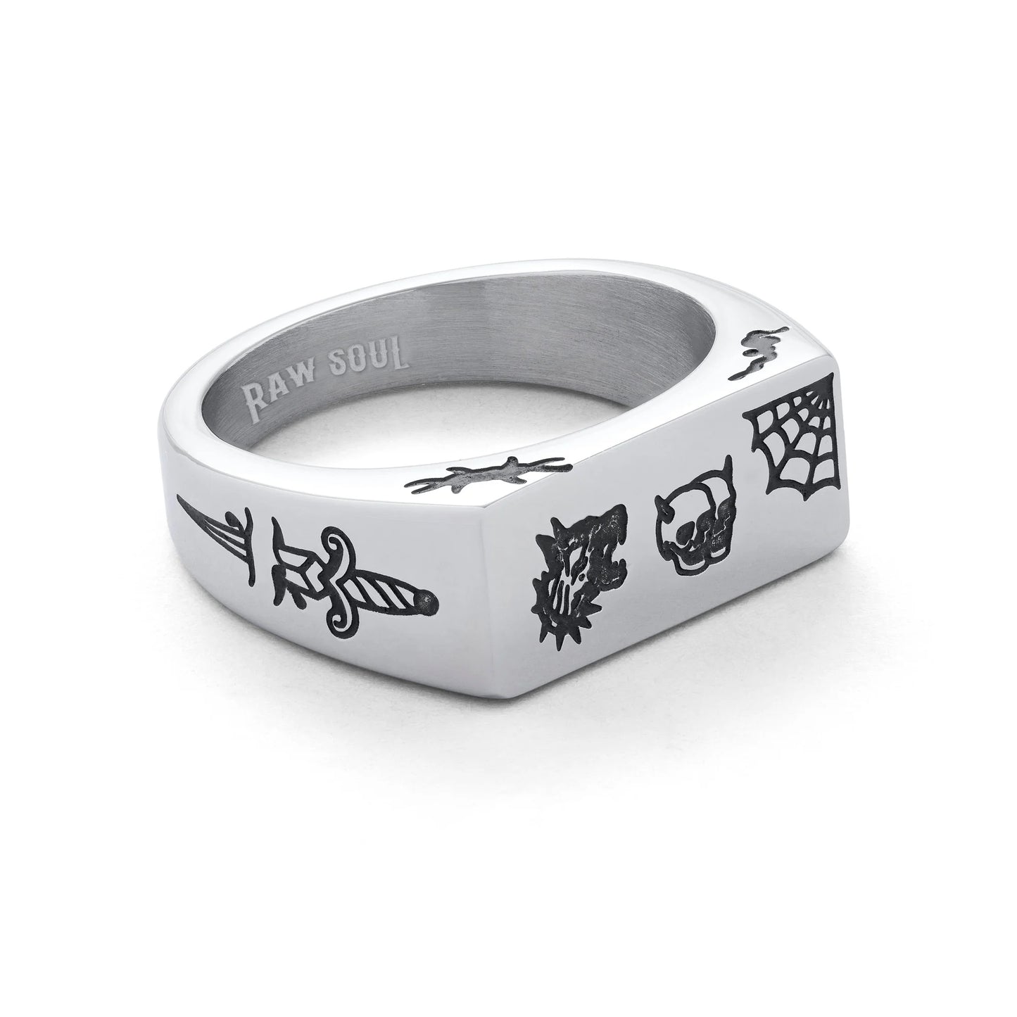 Tattoo Signet Ring