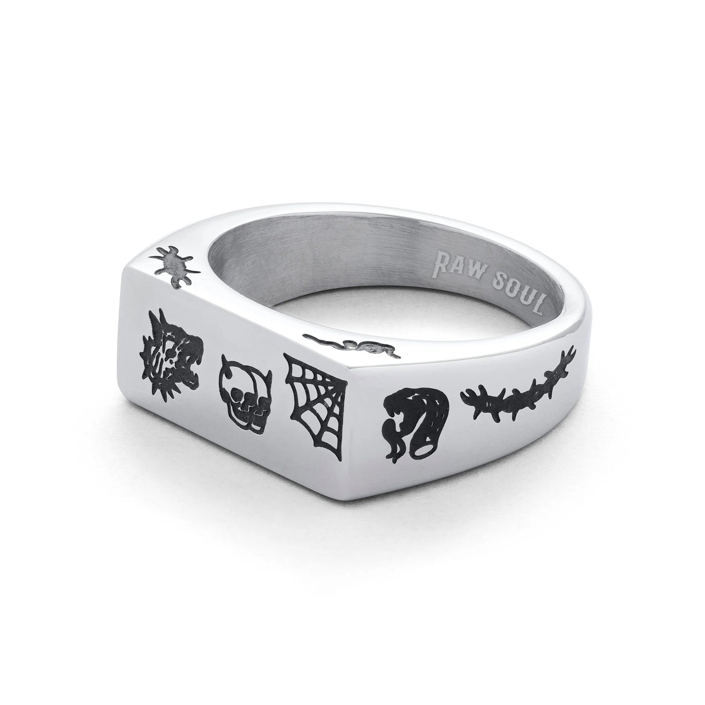 Tattoo Signet Ring